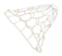 SECFOU Heavy Duty Iron Basketball Net for Hoop with Silver Finish, Prevents Tangling and Withstands Dunking, Suitable for Community Basketball Courts and Parks