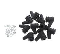 SECFOU High Pressure Ignition Cap Kit Sturdy 10pcs with Rubber Cap and Spring Distributor Terminal Chainsaw Engine Parts for Chainsaw Spark Plug Boot for Logging Maintenance