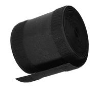 SECFOU Hook and Loop Strap Tape Cable Wrap Lightweight Reusable Floor Cable Cover with Blank Space in The Middle Nylon Polyester for Commercial Office Use Black 117.90x3.93x0.08 Inch