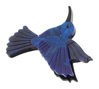 SECFOU Hummingbird Brooch Pin Acrylic Hummingbird Pin Badges for Clothes Collar Decor Unique Chic 3.15 x 2.95 x 0.39 in