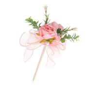SECFOU Imitation Rose Ballpoint Pen Charm Football Key Decoration Pendant Key Chain Candy Paper Boxes Paper Cup Cake Shelf Photo Decoration Decorative Paper Wrinkle Paper Pink Plastic