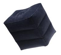 SECFOU Inflatable Foot Rest Pillow for Travel Ergonomic Inflatable Footrest Cushion Adjustable Height for Airplane Train Journeys Providing Comfort and Leg Elevation