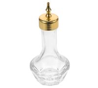 SECFOU Japanese Style Bitters Bottle 30ml Golden Lid Glass Cocktail Dasher for Bartenders Vintage Bar Bitter Dispenser for Craft Cocktails and Mixology