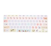 SECFOU Keyboard Cover for Laptop Soft Keyboard Protector Film with Cute Cat Pattern Flexible Anti-dust Sheet Compatible with Hp Models
