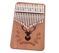 SECFOU Keys Solid Finger Piano Portable Thumb Piano for Beginners Lightweight African Instrument Sound for Music Lessons and Family Fun Natural