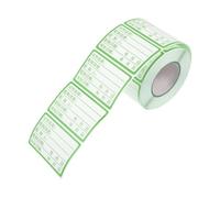 SECFOU Lab Bottle Stickers for Chemical Bottles and Laboratory Solution Containers Waterproof Tear-Resistant Adhesive Made of Pp Synthetic Paper, 1 Roll with 500pcs Labels for Research