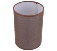 SECFOU Lampshade, Easy Installation Cloth and Iron Material for Coffee Colour Cylinder Practical Table Lamp Home Use or Office Desk Light Cover