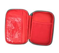 SECFOU Large Capacity Portable Medicine Travel Bag for Camping Hiking Outdoor Use Lightweight Oxford Cloth Emergency Pouch with Zipper Closure and Handle for Family Home Car