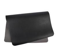 SECFOU Large Leather Mouse Pad with Comfortable Keyboard Cushion and Anti-Slip Stable Design for Home and School Use, Multi-Function Black Desk Mat with Creative Simple Style