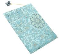 SECFOU Light Green Cloth Book Cover Lightweight Adjustable Book Sleeve with Anti-Scratch Protection for Gallery Environments and Personal Collection