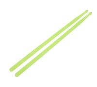 SECFOU Light up Drumsticks 5a Size Glowing Green Night Drumsticks 2pcs Nylon Tip for Drummers and Percussion Accessories