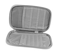 SECFOU Lightweight Travel Document Case with Card Protection Made of Sturdy Polyester Portable Travel Wallet Passport Holder Suitable for Organising Passports and Cards