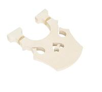 SECFOU Low-pitched Violin Bridge Adjustable Maple Wooden Bridge for Bass Violin Sound Quality Comfortable Playing