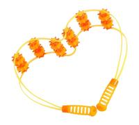 SECFOU Manual Massager Roller 36 Wheels Back Muscle Massager Portable No-Dead-Angle Hand Massage Tool PP Plastic Stylish Design for Home and Office Use