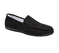 SECFOU Men’S Casual Slip-On Shoes Lightweight Breathable Leisure Footwear with Soft Polyurethane Sole for All-Season Comfort, Black Size 42