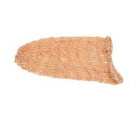 SECFOU Mesh Hair Net for Women Sleeping Elastic Crochet Sleep Cap Bonnet Soft Rayon Knit Night Hair Wrap Protection Khaki