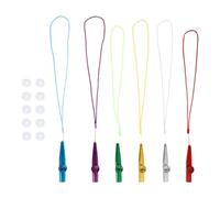 SECFOU Metal Kazoo Instrument for Children - Aluminum Alloy Accompaniment Kazoo with Extra Membranes Lanyards, Easy-To-Learn Preschool Educational Toy for Music Learning and Party Fun