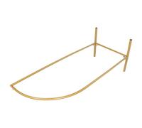 SECFOU Metal Wedding Arch Stand Half Moon Shape 0.5x1.2m Party Decoration Arch Backdrop Frame for Garden Events and Bridal Shower