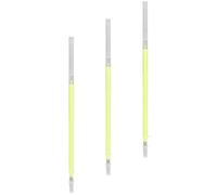 SECFOU Microblading Eyebrow Pen Refills Plastic Material Yellow 3pcs with 1mm Fine Tip for Easy to Draw Accurate Lines, Suitable for Skilled or Beginners, for Skin and Professional