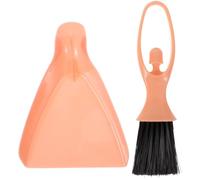 SECFOU Mini Broom User-friendly Design and Dustpan Set for Efficient Cleaning Portable Cleaning Tools of Small Animal Cages Suitable for Home and Pet Store Use