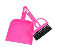 SECFOU Mini Dustpan and Brush Set Portable Small Soft Bristle Broom for Desktop Cleaning Keyboard Pet Cages Compact and Easy Storage Efficient Dust Removal for Home Use