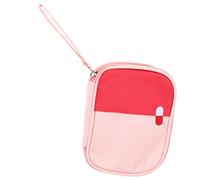 SECFOU Mini Medicine Storage Bag Portable Travel Pouch for Household Sundries and Daily Medication Lightweight and Emergency Kit for Home and Business Trips