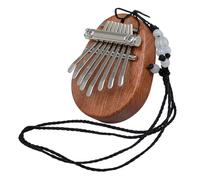 SECFOU Mini Thumb Piano Necklace with Keys Kalimba Portable Finger Kalimba Instrument for Music Lovers Christmas Birthday Present for Beginners and Professionals