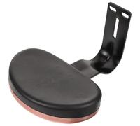 SECFOU Motorcycle Passenger Backseat Pad with Comfortable Leather Cushion and Sturdy Iron Frame, Classic Simple Rear Backrest for Motorbike Riding Support