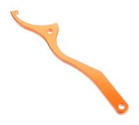 SECFOU Motorcycle Shock Spanner Wrench for Rear Shock Absorber Adjustment, Aluminium Alloy Sturdy Coilover Spanner with Stylish Orange Finish, Easy to Spot Tool for Dirt Bike Models