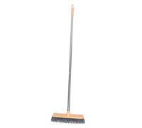 SECFOU Multi-purpose Scrub Brush Floor Brush Stiff Bristles Broom Long Bristle Cleaning Broom Supply