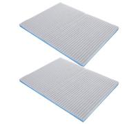 SECFOU Multilayered Aquarium Filter Sponge Pad for Freshwater Fish Tank and Breeding Tanks, 2pcs High Density Sponge Filter Pads Providing Optimal Water Flow and Protecting Fish