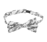 SECFOU Music Note Bow Tie for Men Featuring Adjustable Fit and Lightweight Polyester Fabric, for Stage Performances and Choirs, Accessory for Music Lovers and Orchestra Events