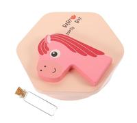 SECFOU My First Tooth Box Wooden Boys and Girls Keepsake Box for Baby Teeth, Simple Convenient Design with Tweezers, Newborn Gift for Keepsake Storage