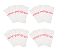 SECFOU Napkins with Bow Printing Pattern Paper 50pcs Reusable Easy to Store and Simple to Use 40x40cm Size for Hotel and Kitchen Use for Parties and Weddings