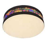 SECFOU Ocean Drum and Wood with Lambskin Percussion Instrument Sturdy Build and Smooth, for Beginners in Meditation and Sound Therapy Sessions