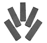 SECFOU Optical Drive Bay Cover Front Intake Grille Panel Mesh Hexagon 5pcs Black with Sponge Insert Quick Installation Improved Aesthetics and Airflow Mesh Vent for PC Tower and Chassis
