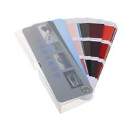 SECFOU Paint Colors Card 114 Precise Colour Samples for Car Paint and Metal Floor Coating, Portable and Sturdy Plastic and Paper Material, for DIY Projects and Accurate Colour Matching