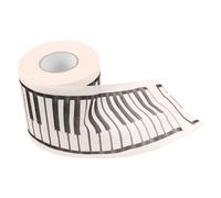 SECFOU Piano Print Toilet Paper Roll 1 Roll Soft Bathroom Tissue for Home Decor Creative Party Supplies and Unique