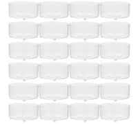 SECFOU Plastic Candle Holders Bulk Pack Candle Cups 15ml 100 Pcs Heat Resistant for Temple and Church Use