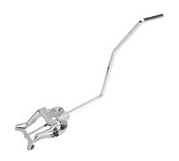 SECFOU Portable Clamp-On Lyre Music Score Clip for Alto Saxophone Metal Plated Sheet Music Holder Adjustable Design for Marching Band and Performance