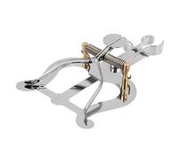 SECFOU Portable French Horn Music Clip Marching Band Clarinet Lyre Holder Music Holder for Wind Instrument Stand Euphonium Marching Lyre Silver