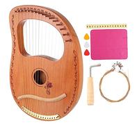 SECFOU Portable Harp String Lyre Harp Musical String Instrument Practical for Traveling and Playing at Home