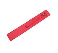 SECFOU Portable PU Leather Drumstick Storage Bag Hanging Percussion Mallet Case for Drummers Stylish Protective Holder with Quick Access Opening Carrying Case for Travel and Performance