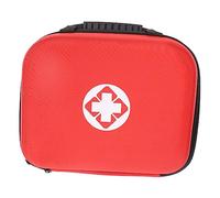 SECFOU Portable Red Emergency Kit Vehicle Mounted Medicine Pouch Storage Bag for Outdoor and Home Use Essential Medical Organizer for Travel and Emergencies