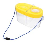 SECFOU Portable Two-way Insect Observation Box with Magnifier for Educational Biological Viewer for Collecting Bugs Leaves and Minerals Yellow Scientific for Exploration and Random Color