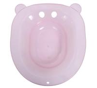 SECFOU Pp with Large Care Sitz Bath Basin for Women and Safe Strong Material Suitable for Toilet Use and Personal Hygiene