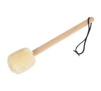 SECFOU Professional Bass Drum Mallet with Plush Head Beech Wood Drumstick for Musicians and Students Suitable for Practice Concerts Bars and Performances