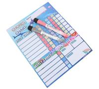 SECFOU ’s Magnetic Behavior Reward Chart with Convenient Household Chore Calendar and Cartoon Design, Self-Discipline Planner for Boys, Refrigerator Magnet Organizer for Home and Random