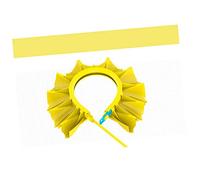 SECFOU Shower Adjustable Shampoo Bath Cap for Boys and Girls Ear Protector Hat Yellow Lightweight and Design for Bathing and Hair Washing