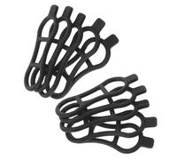 SECFOU Silicone Bike Light Mounting Straps 10pcs with Three Holes for Quick Installation and Tool-free Quick Release Compatible with Headlight and Taillight on Commuter and Mountain